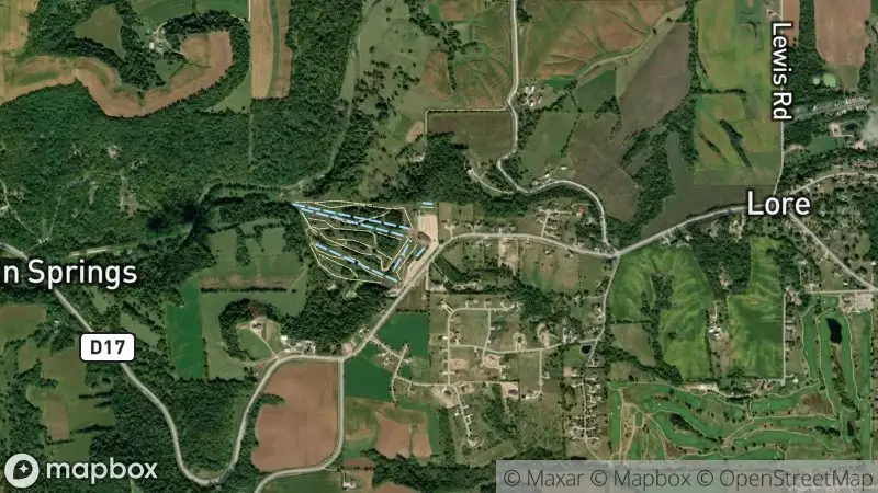 Map of where the Sundown Mountain webcam is
