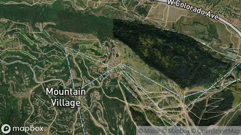Map of where the Telluride webcam is