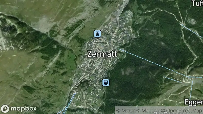 Map of where the Zermatt Matterhorn Webcams webcam is