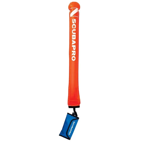 Signal Decompression Buoy, Orange PVC 4.3 ft