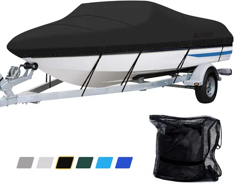 Leader Accessories 600D Waterproof Trailerable Runabout Boat Cover