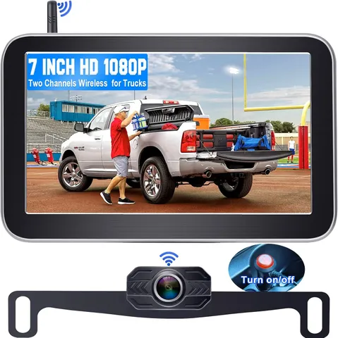 DoHonest V29 Wireless Backup Camera with 7-Inch Monitor