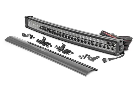 Black Series 30" Curved Dual Row CREE LED Light Bar (72930BDA)