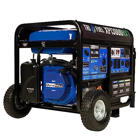 DuroMax XP13000HXT 13,000-Watt Tri-Fuel Portable Generator