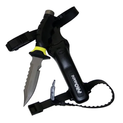 Promate Barracuda Sharp Tip Titanium Knife (5-inch)