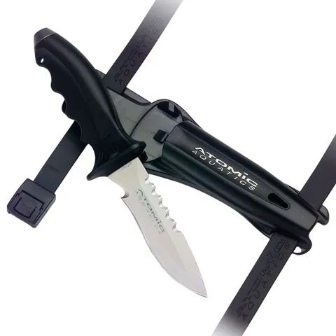 Atomic Aquatics Ti6 Titanium Knife (Blunt Tip)