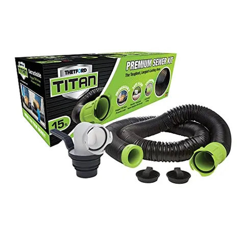 Thetford Titan 15-Foot Premium RV Sewer Hose Kit (17853)