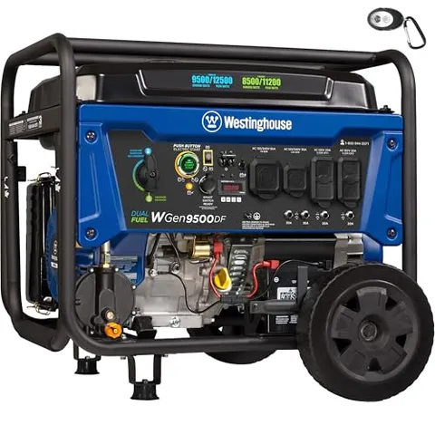 Westinghouse WGen9500DF Dual Fuel Portable Generator