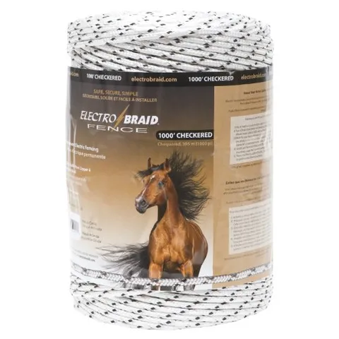 ElectroBraid Horse Fence Conductor Reel, 1,000 ft. (PBRC1000C2-EB)