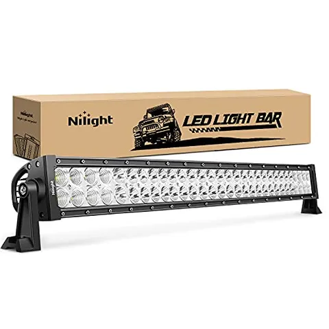 32" Curved 180W Dual Row Spot/Flood Combo LED Light Bar