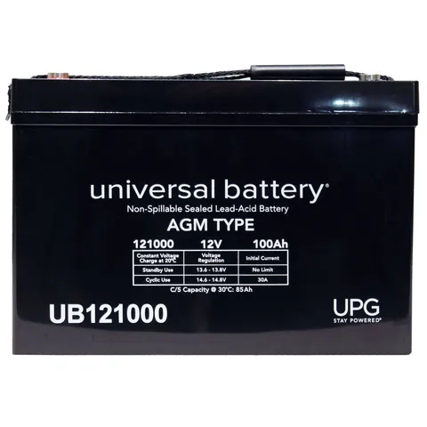 Universal Power Group UB121000 12V 100Ah AGM Deep Cycle Battery