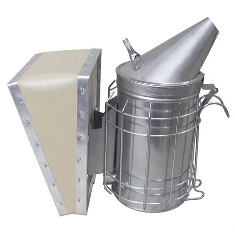 4 x 7 Stainless Steel Smoker with Shield (M00927)