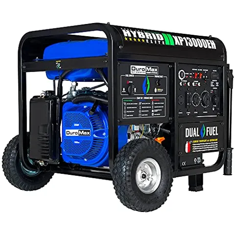 DuroMax XP13000EH 13,000-Watt Dual Fuel Portable Generator