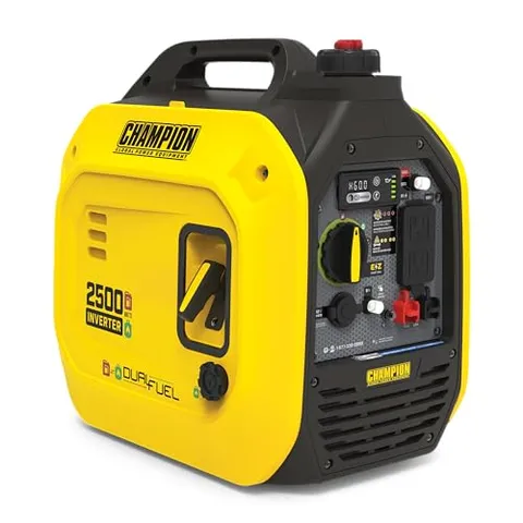 Champion 2500-Watt Dual Fuel Ultralight Inverter Generator (with CO Shield)