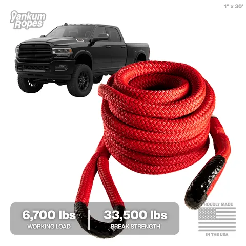 Yankum Ropes Rattler 1" Kinetic Recovery Rope