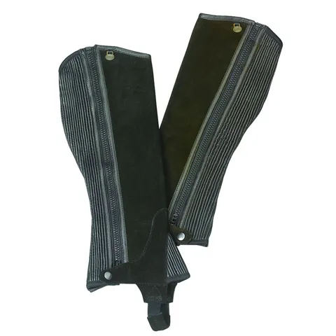Pro Suede Ribbed Half Chaps