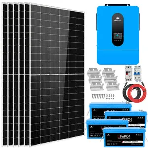 Complete Off-Grid Solar Kit 6500W 48V 10.24kWh (SGK-65PRO)