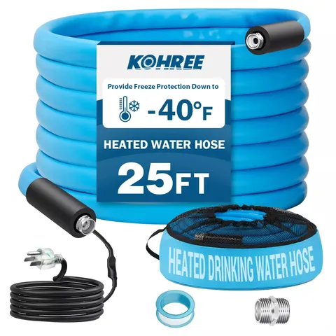 Kohree 25FT Heated RV Water Hose (5/8")