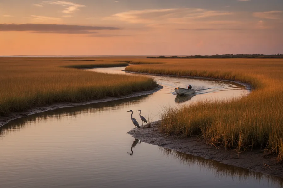 Sunset Marsh Trip