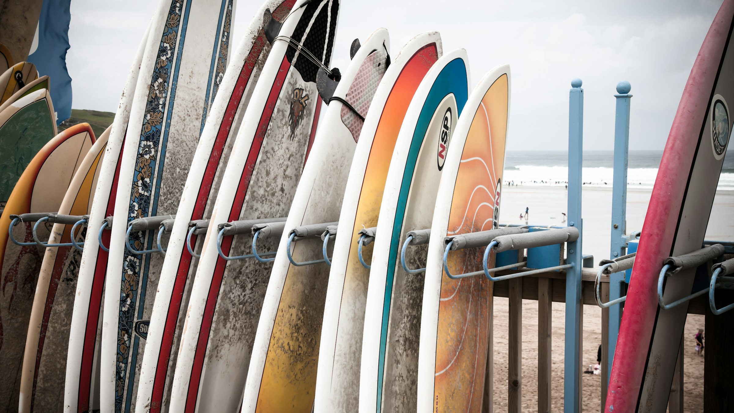 The board rack out front